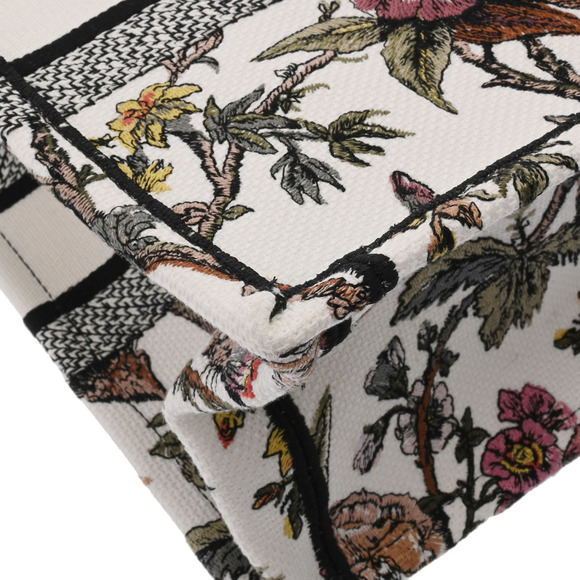 Christian Dior Book Tote Medium Embroidered Handbag Multicolor - Picture 4 of 8